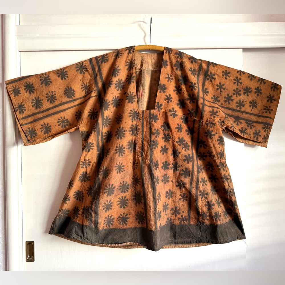 🤩 Block Print Tunic Handmade OOAK